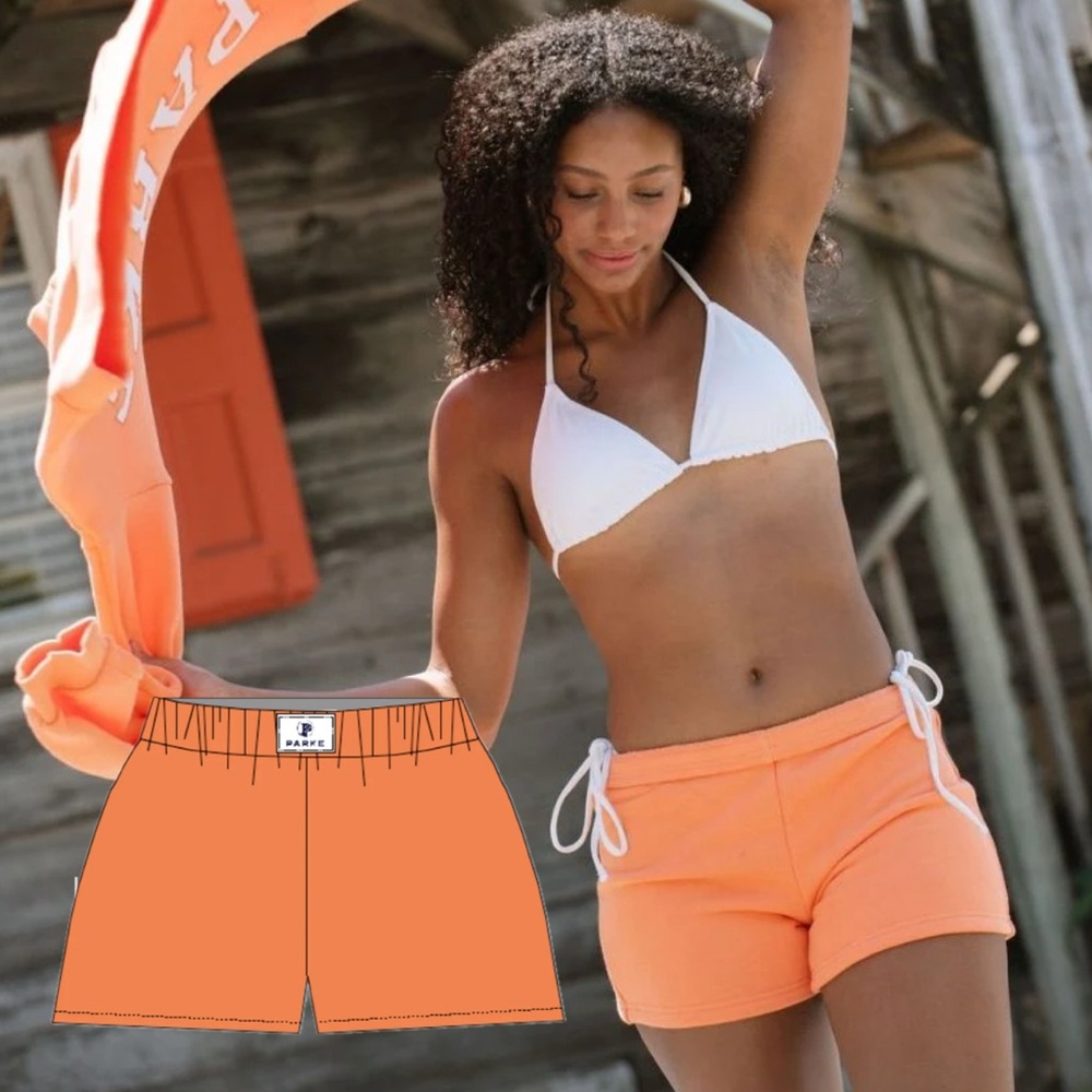 PARKE summerland heritage mini sweatshorts